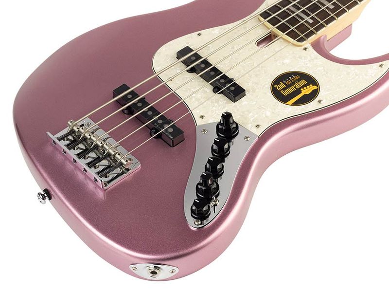 Sire V7 2nd Gen Series Marcus Miller Alder 5-string Bass Guitar Burgundy Mist