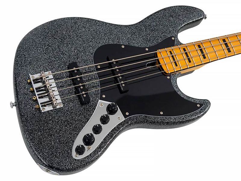Sire V7+ A4/BKS alder 4-string active bass guitar black sparkle