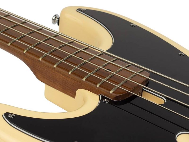 Sire D5 Series Marcus Miller Lefty Alder 4-string Passive Bass Guitar Vintage White