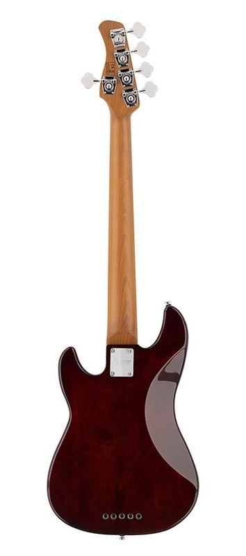 Sire P5 Series Marcus Miller Fretless Alder 5-string Passive Bass Guitar Tobacco Sunburst
