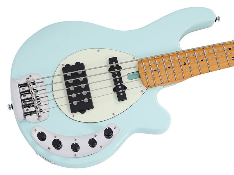 Sire Z Series Marcus Miller mahogany 5-string active bass guitar, mint green