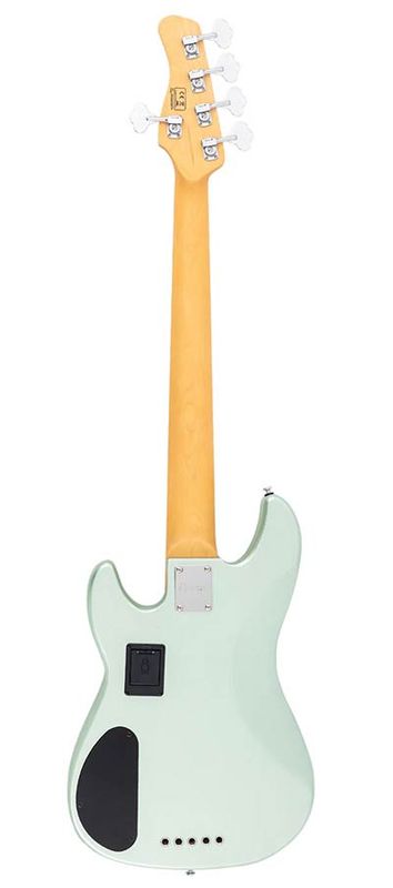 Sire P6 5/SGM mahogany+ash top 5-string active bass guitar surf green metallic