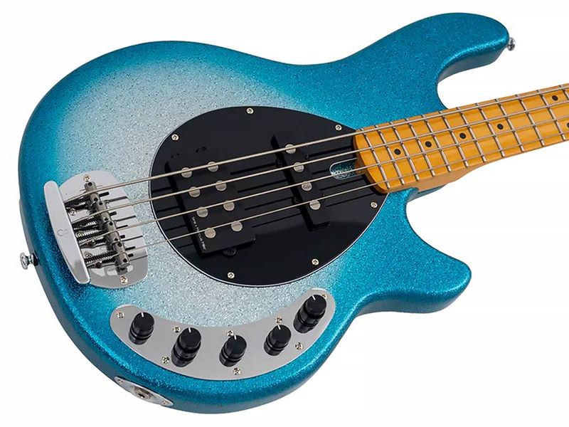 Sire Z7 4/SBS mahogany 4-string active bass guitar, skyburst sparkle