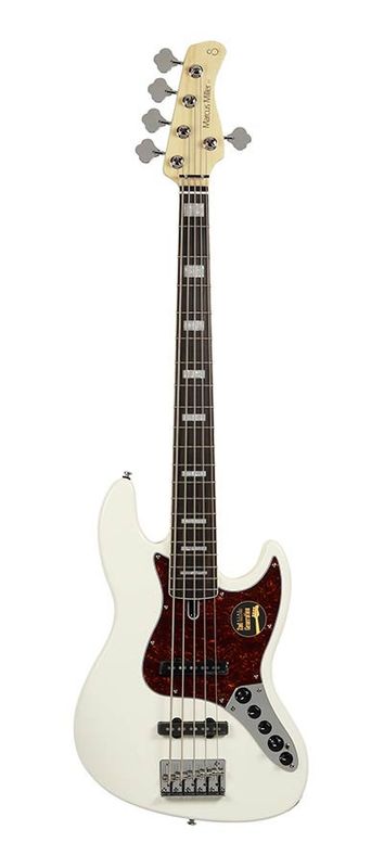 Sire V7 2nd Gen Series Marcus Miller Alder 5-string Bass Guitar Antique White