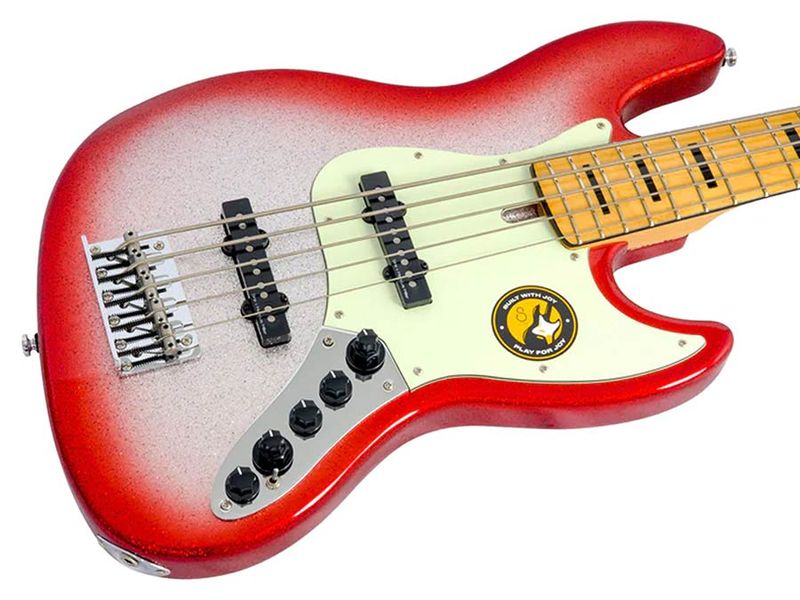 Sire V7+ A5/RDS alder 5-string active bass guitar red sparkle