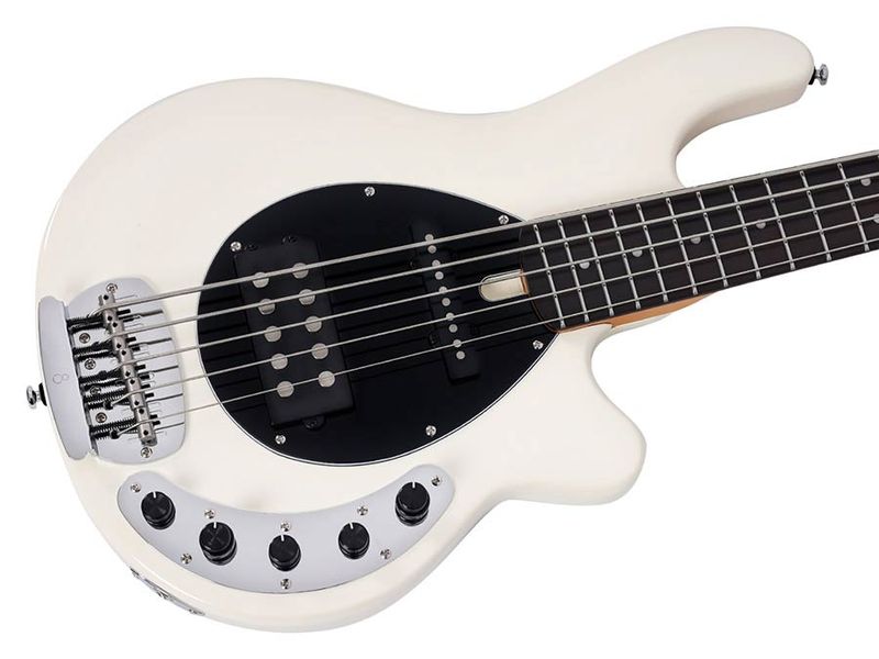 Sire Z Series Marcus Miller mahogany 5-string active bass guitar, antique white