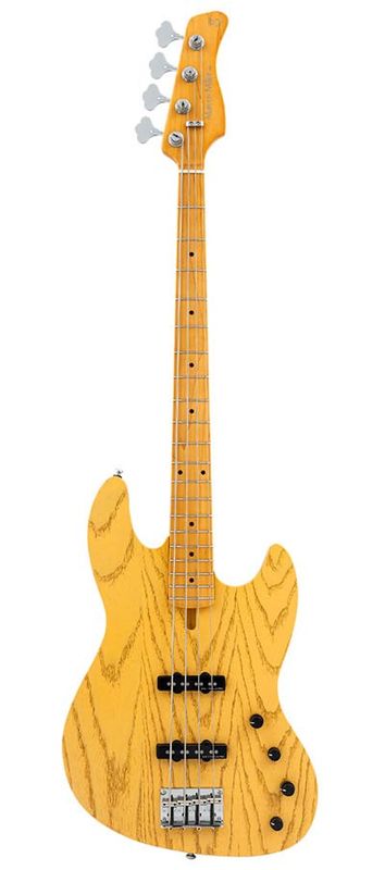 Sire V6 4/BSB mahogany+ash top 4-string active bass guitar butterscotch blonde