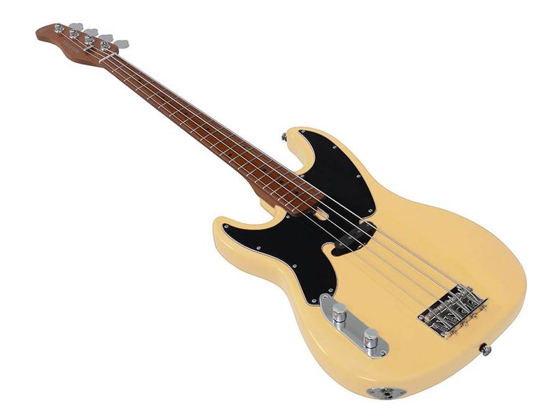 Sire D5 Series Marcus Miller Lefty Alder 4-string Passive Bass Guitar Vintage White
