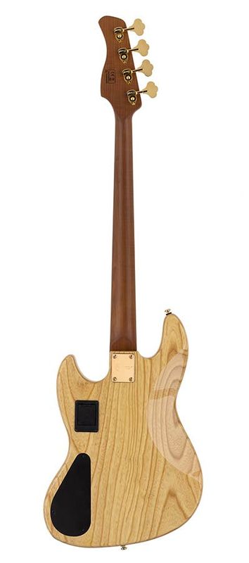 Sire V10 Series Marcus Miller swamp ash + flamed maple 4-string active bass guitar natural, with hard case