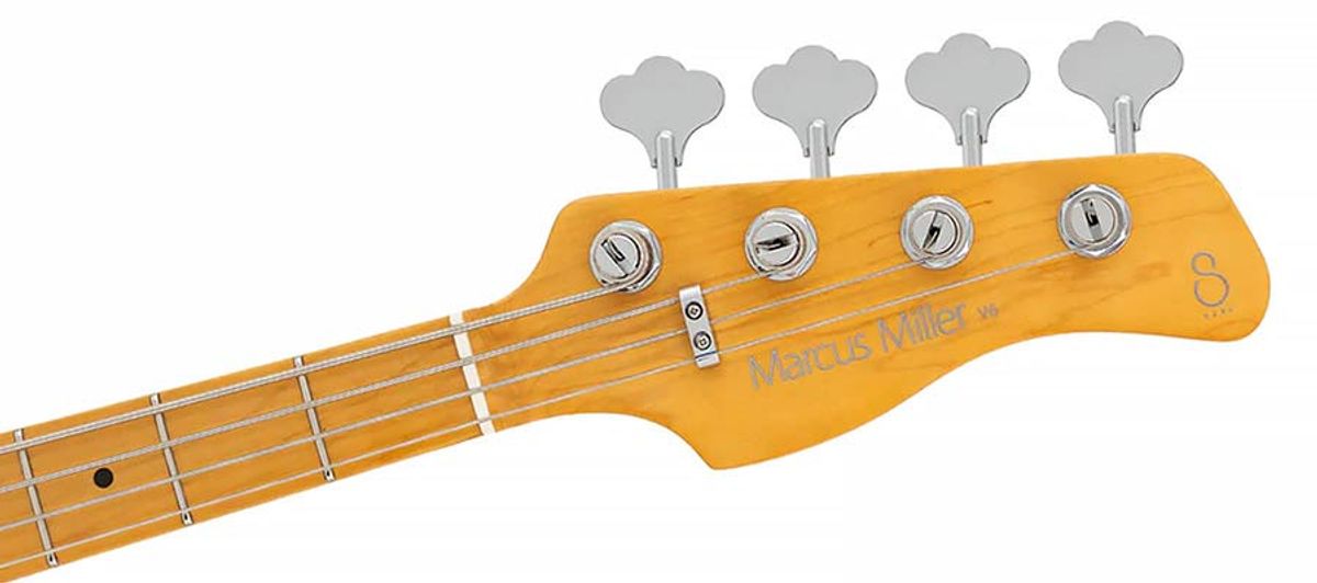 Sire V6 4/OTB mahogany+ash top 4-string active bass guitar ocean turqoise blue