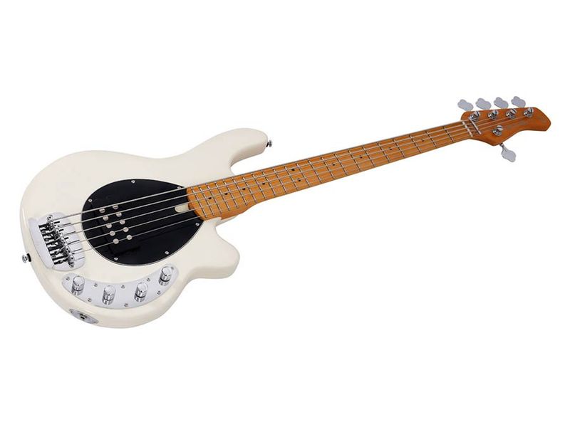 Sire Z Series Marcus Miller mahogany 5-string active bass guitar, antique white