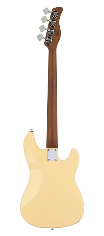 Sire D5 Series Marcus Miller Lefty Alder 4-string Passive Bass Guitar Vintage White