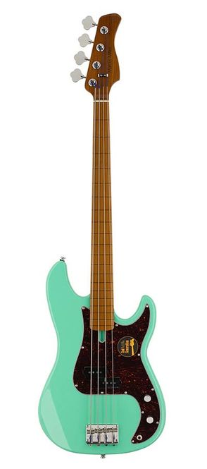Hovedbilde Sire P5 Series Marcus Miller Fretless Alder 4-string Passive Bass Guitar Mild Green