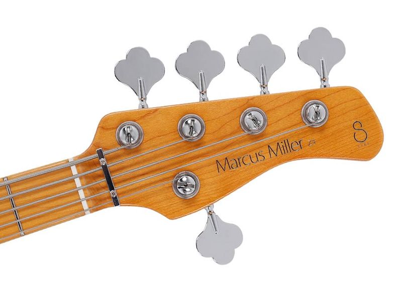 Sire Z Series Marcus Miller mahogany 5-string active bass guitar, antique white