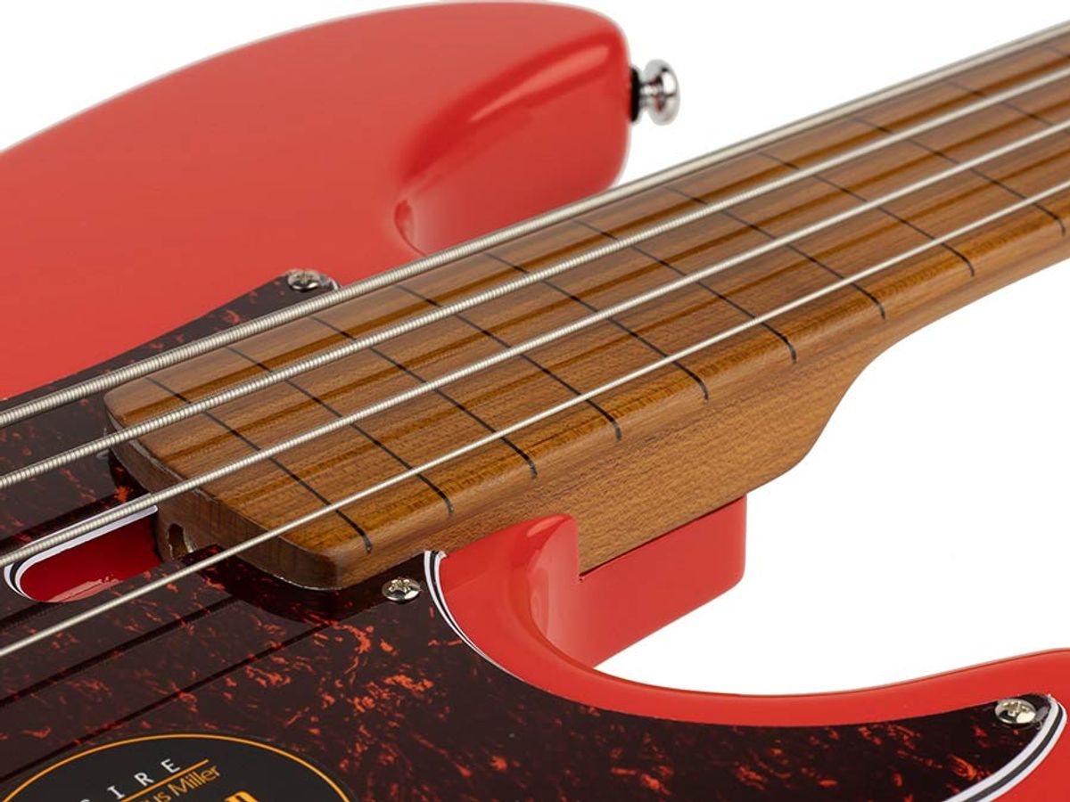 Sire P5 Series Marcus Miller Fretless Alder 4-string Passive Bass Guitar Dakota Red