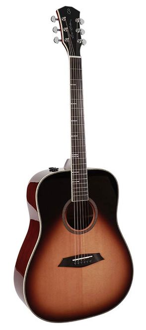 Hovedbilde Sire A4 Series Larry Carlton Acoustic dreadnought Guitar - Solid Top and Back (Roasted Top) with SIB electronics - Sunburst