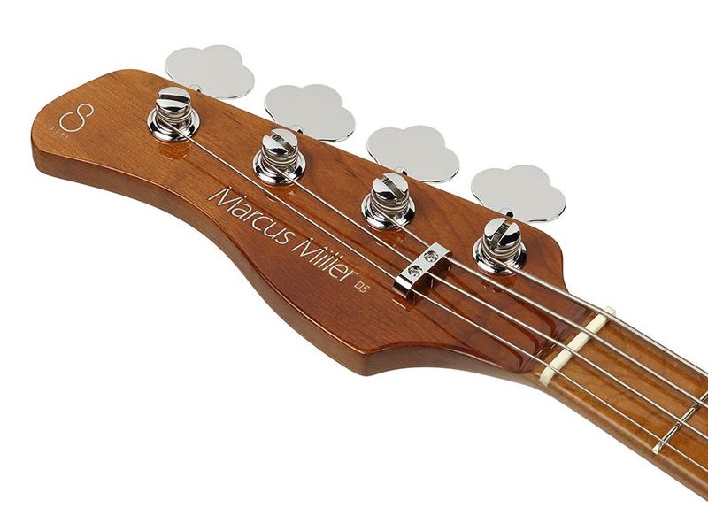 Sire D5 Series Marcus Miller Lefty Alder 4-string Passive Bass Guitar Tobacco Sunburst