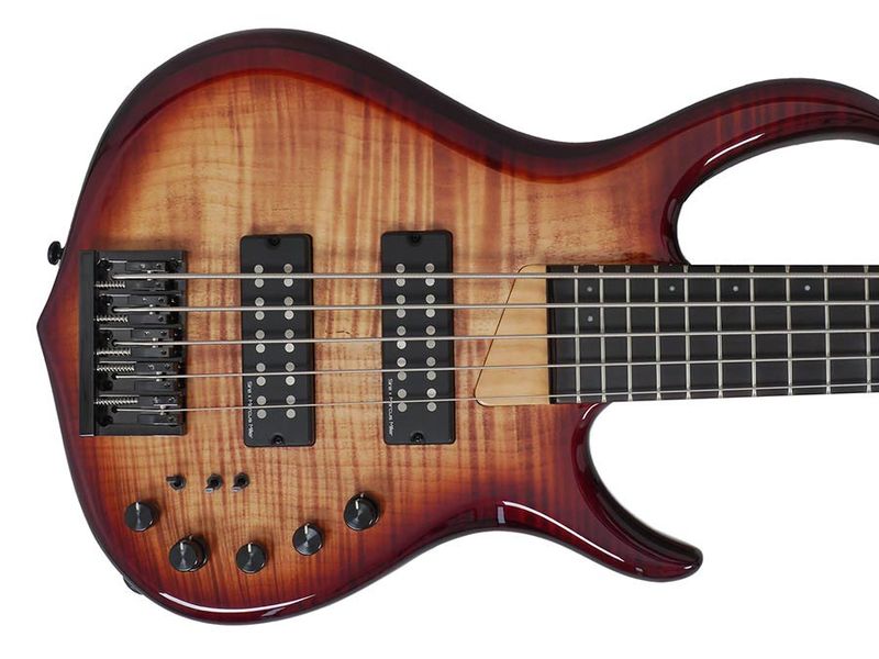 Sire M7 2nd Gen Series Marcus Miller fretless Alder + Solid Maple 5-string Bass Guitar Brown