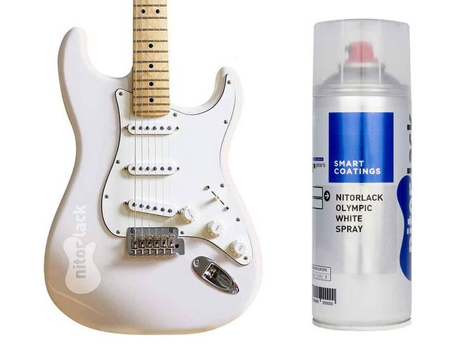 Hovedbilde NitorLACK Nitrocellulose Paint Olympic White - ...