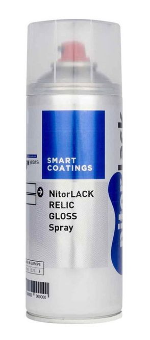 Hovedbilde NitorLACK Nitrocellulose Paint - Relic Gloss Clear - 400 ml Aerosol