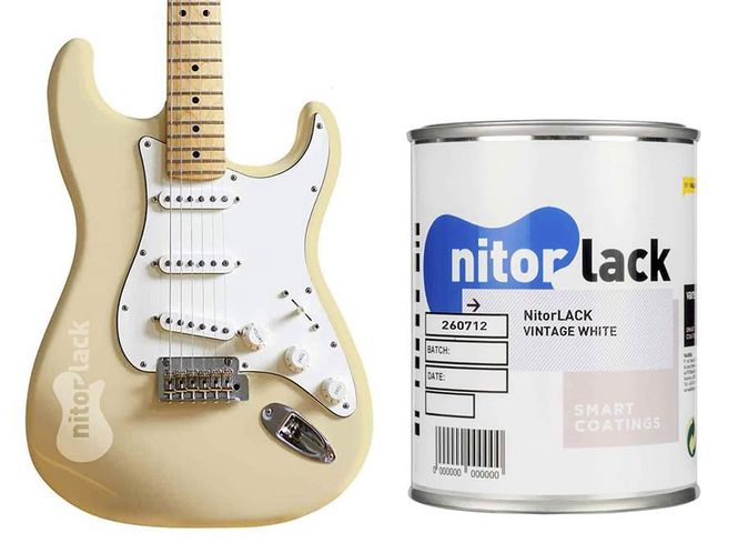 Hovedbilde NitorLACK Nitrocellulose Paint Aged Vintage White - 500ml can