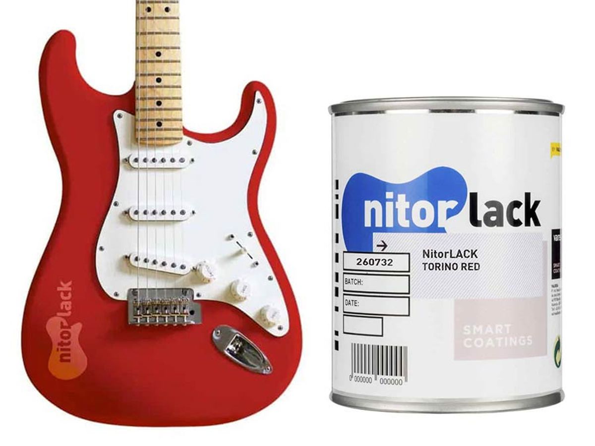 NitorLACK Nitrocellulose Paint Torino Red - 500ml can