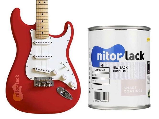 Hovedbilde NitorLACK Nitrocellulose Paint Torino Red - 500ml can