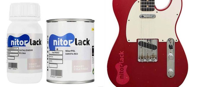 Hovedbilde NitorLACK polyurethane paint dakota red - 500ml ...