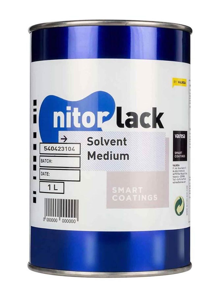 NitorLACK Nitrocellulose Paint - Solvent Medium - 1L can