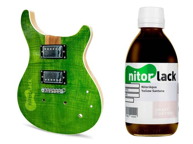 Hovedbilde NitorLACK stain eriza green, waterbased dye