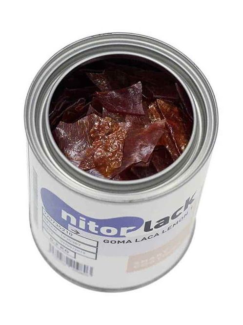 Hovedbilde NitorLACK dewaxed 1st lemon shellac - 200g can