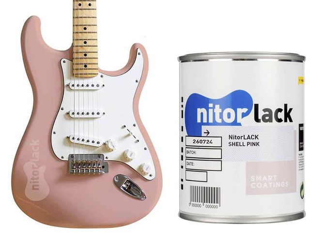 Hovedbilde NitorLACK Nitrocellulose Paint Shell Pink - 500ml can