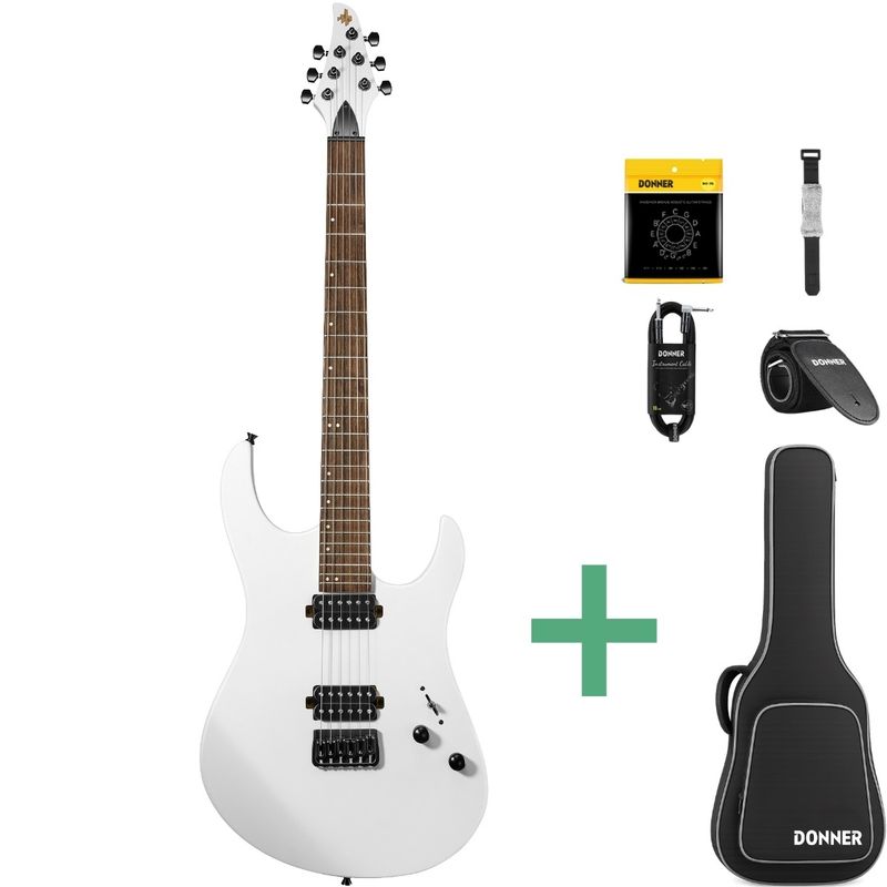 Donner DMT-100 W el-gitar white