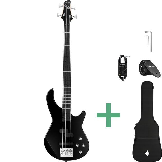 Hovedbilde Donner DPJ-100B el-bass black