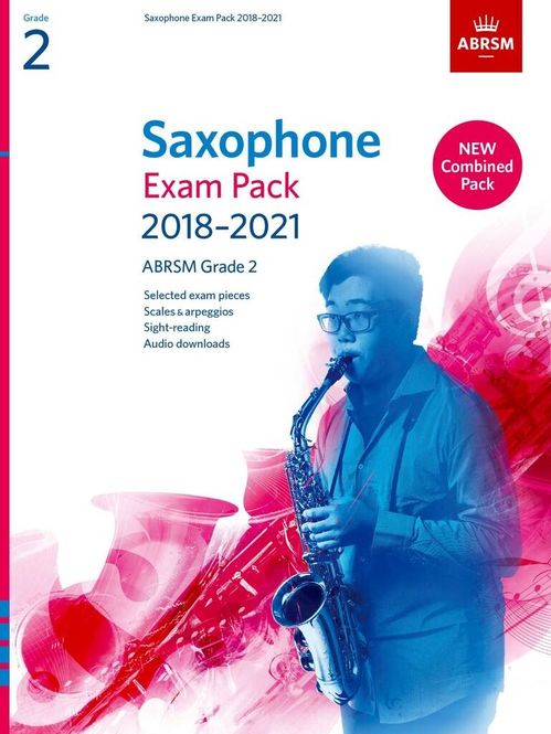 Hovedbilde Saxophone Exam Pack Grade 2 2018-2021