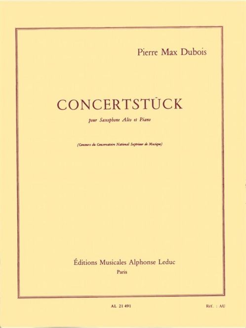 Hovedbilde Concertstück For Alto Saxophone And Piano
