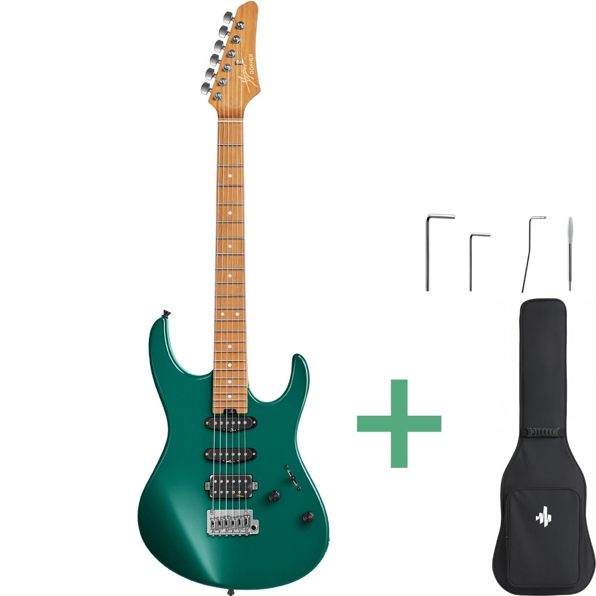 Donner DST-700 el-gitar green