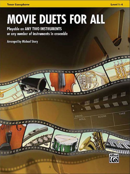 Hovedbilde Movie Duets for All - Tenor Saxophone