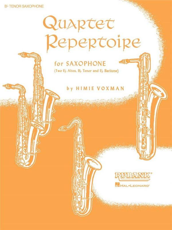 Quartet Repertoire for Saxophone - Bb Tenor