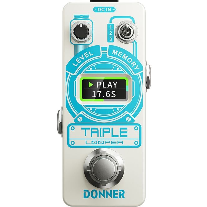 Hovedbilde Donner Triple Looper gitar-pedal