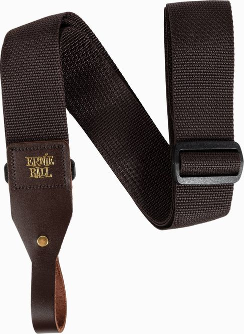 Hovedbilde Ernie Ball 5366 Acoustic Poly Pro Strap, Brown