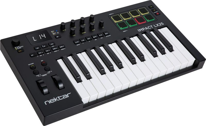 Nektar Impact LX25mk3 - MIDI keyboard, 25 keys, pads & encoders