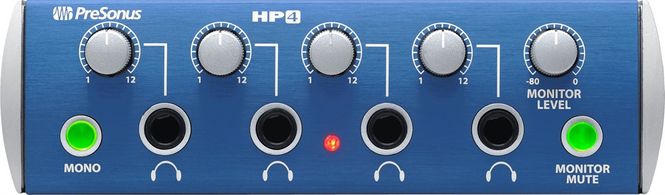 Hovedbilde PreSonus HP4 - 4-channel headphone amplifiers