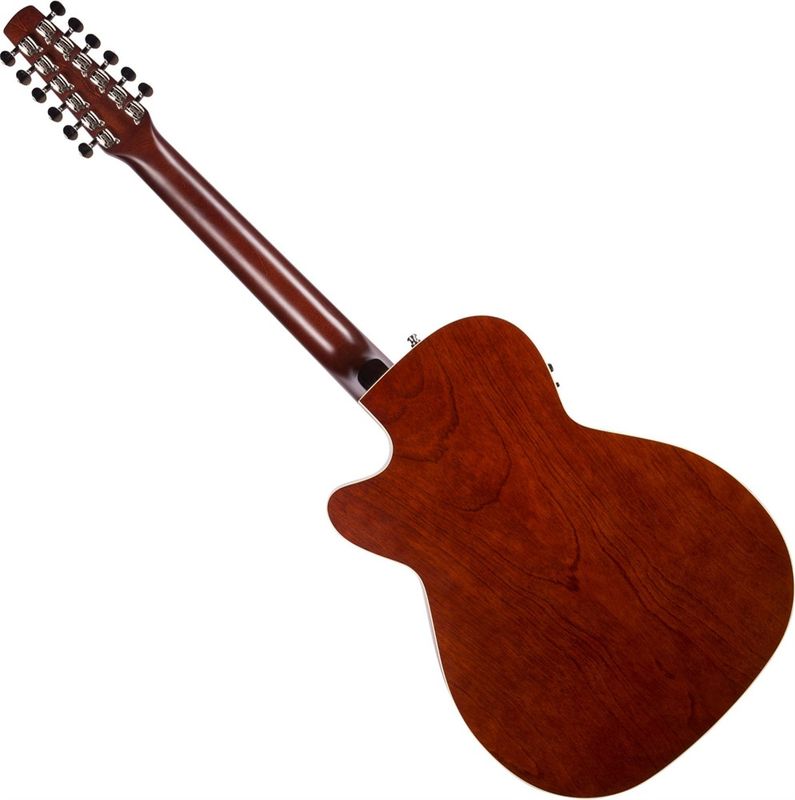Seagull S12 Spruce Sunburst Gloss Top Presys II Concert hall guitar