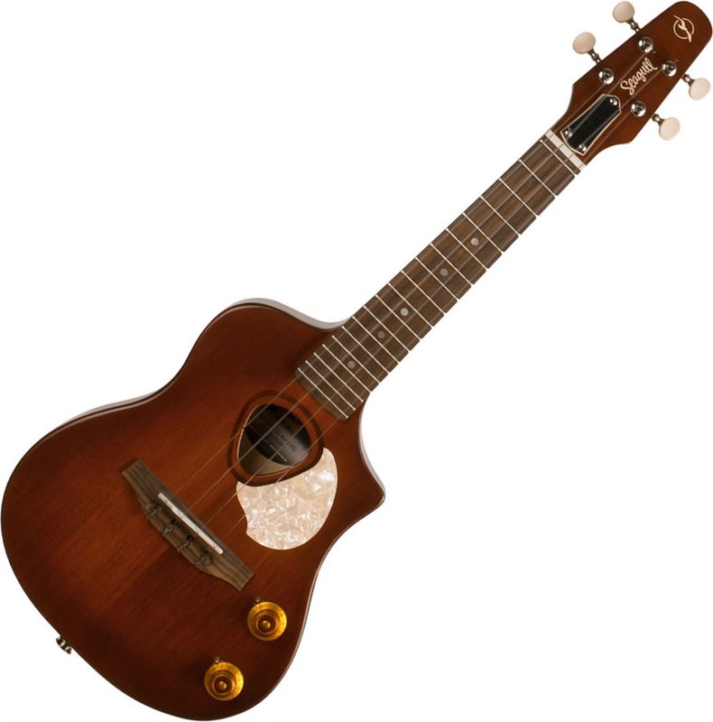 Seagull Uke Nylon Burst SG EQ Guitar