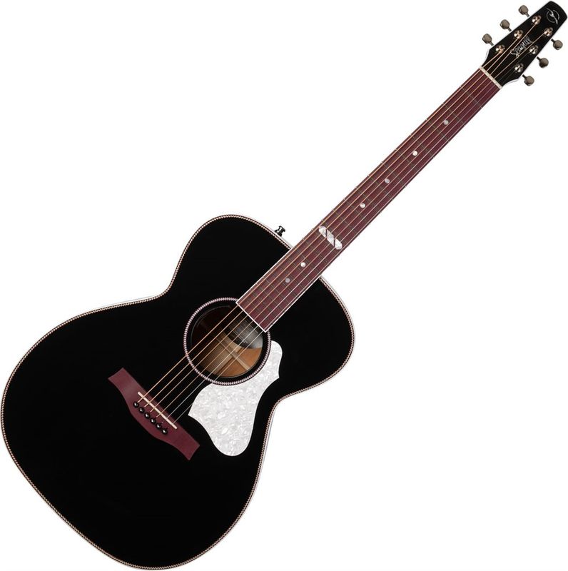Seagull Artist Deluxe LTD Tuxedo Black Anthem Guitar