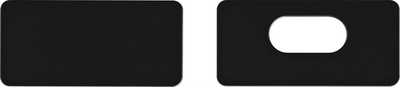 Austrian Audio Set of 2 front and 2 back plates in white/ black colour, without printing on it, for personal customization