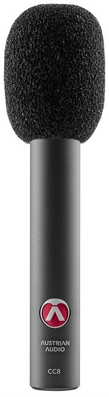 Austrian Audio CC8 - Kardioid kondensatormikrofon för instrument, med OCH8 Mic Clip, CCW8 puffskydd, MSC8 väska
