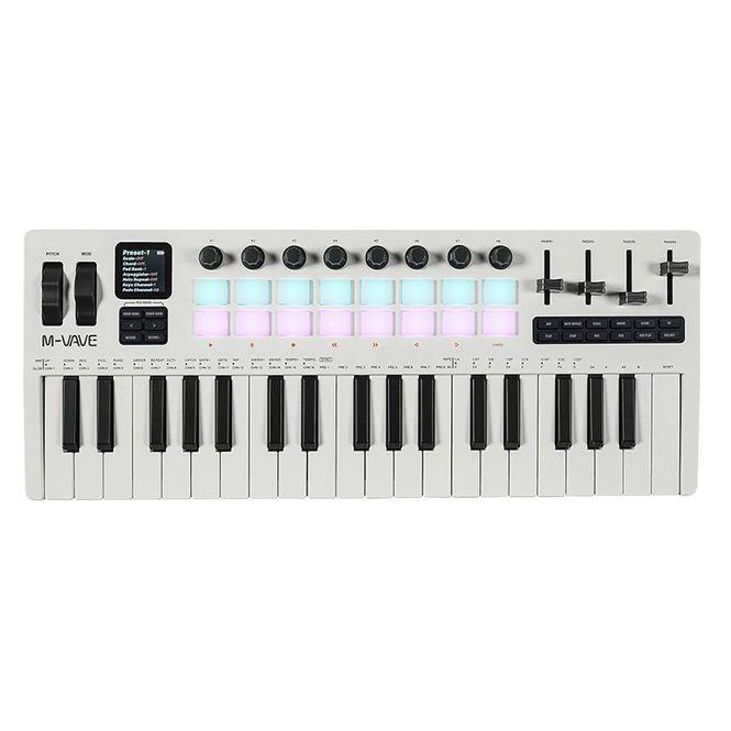 Hovedbilde M-vave SMK-37 Pro bluetooth midi-tastatur