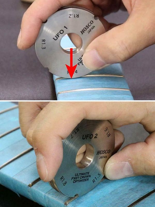 Hosco Japan Ultimate Fret Crown Optimizer for Medium-Large Frets